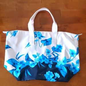 Ted Baker Floral Tote Bag With Clutch